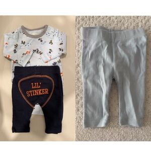 Newborn - little stinker, fox outfit